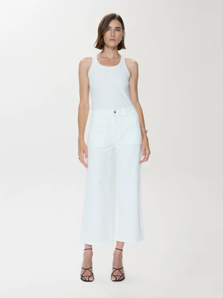 Zooey Patch Pocket Utility Pant - Le Blanc