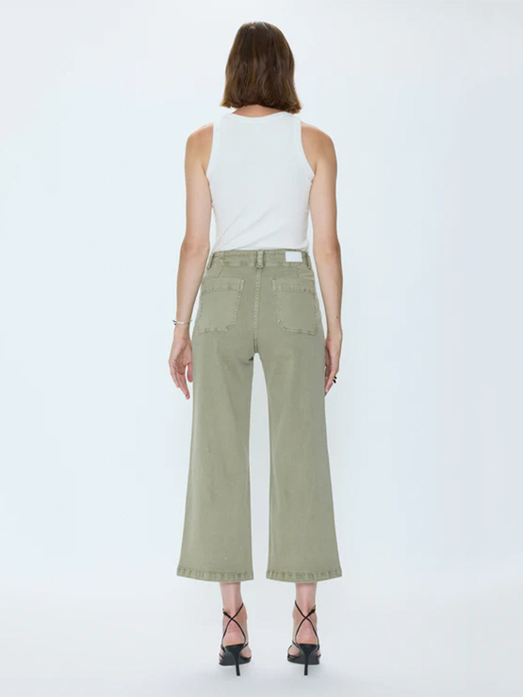 Zooey Patch Pocket Utility Pant - Slate Green