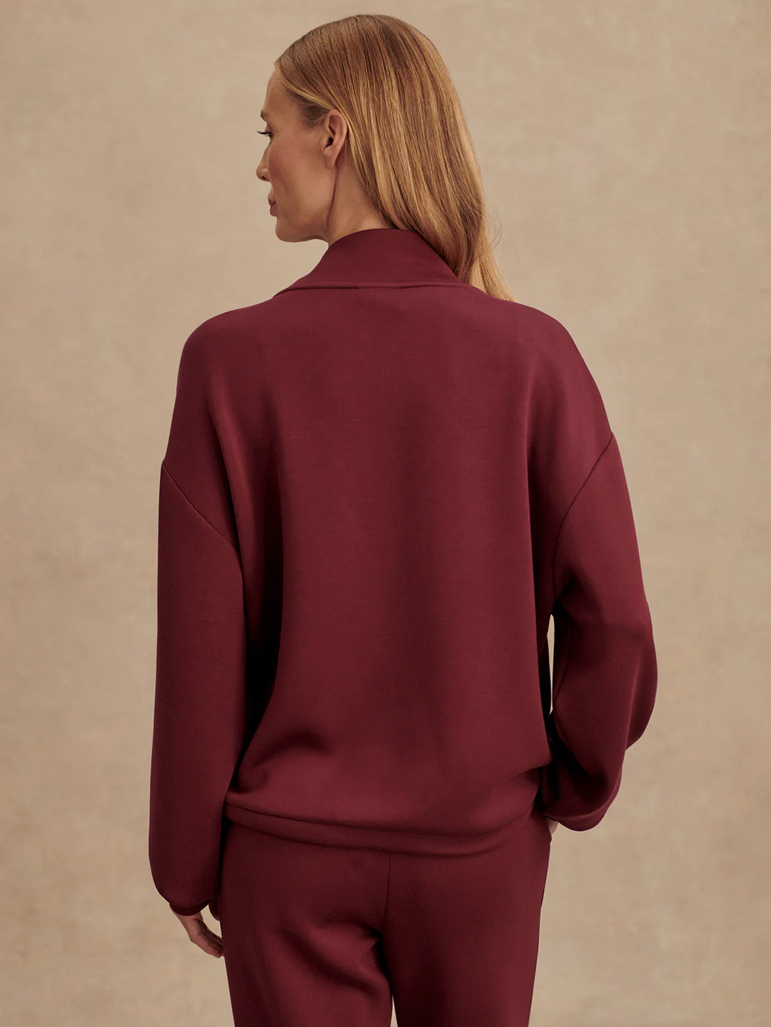 Betsy Sweatshirt in New Maroon