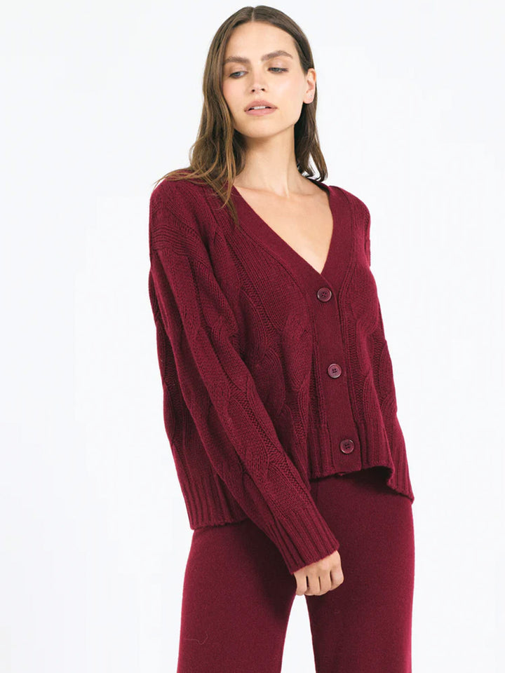 Aster Cashmere Cardigan in Current