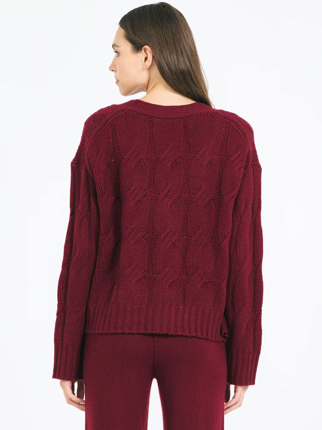 Aster Cashmere Cardigan in Current