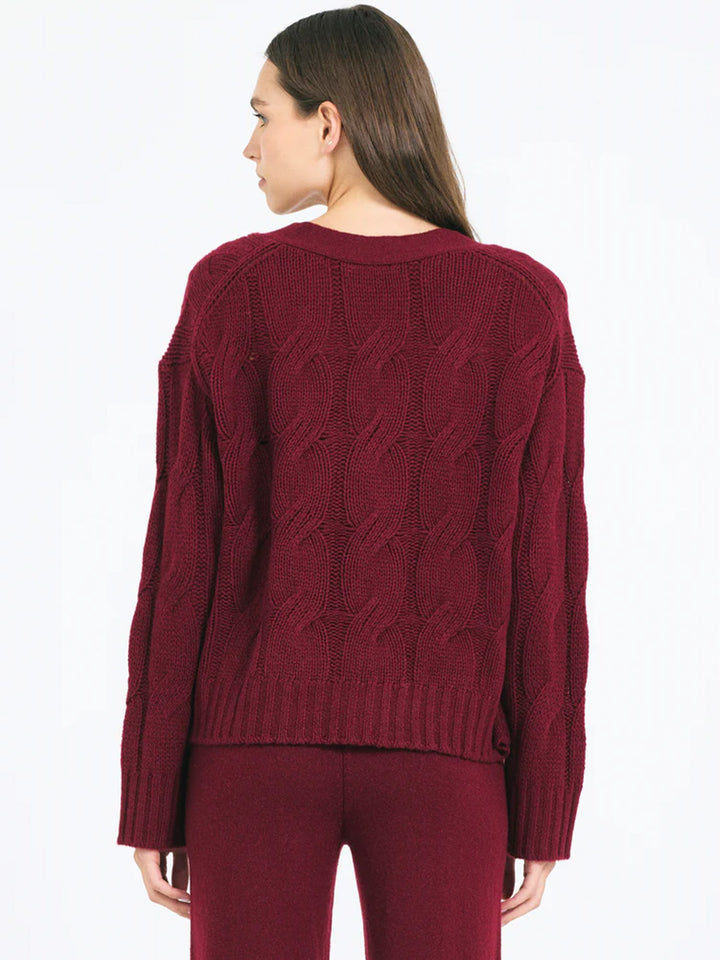 Aster Cashmere Cardigan in Current