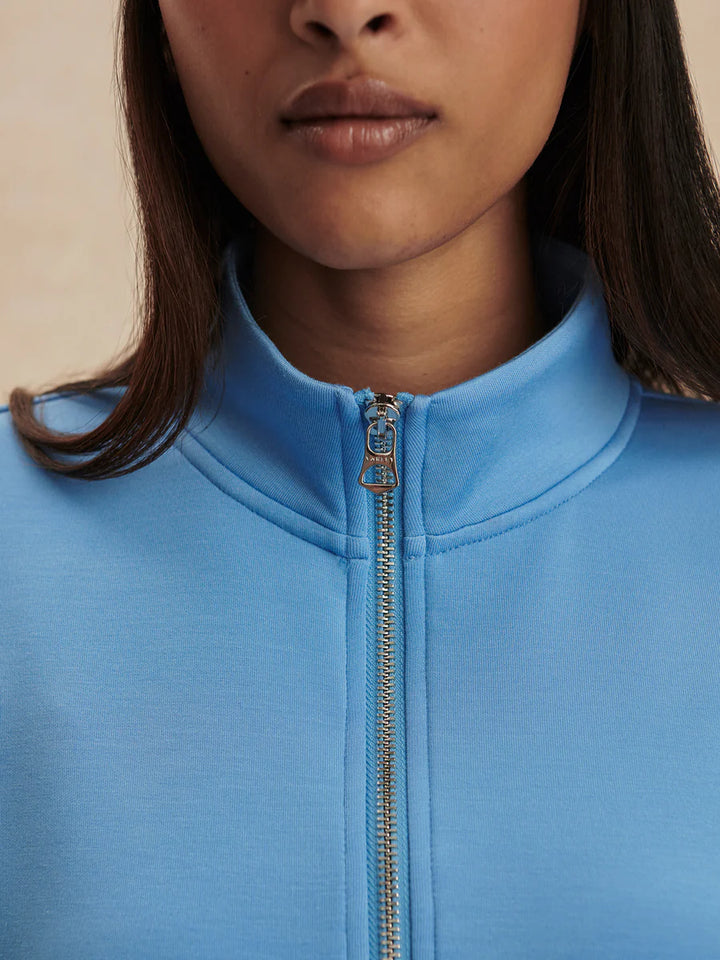 Ritchie Short Sleeve Sweat in Azure