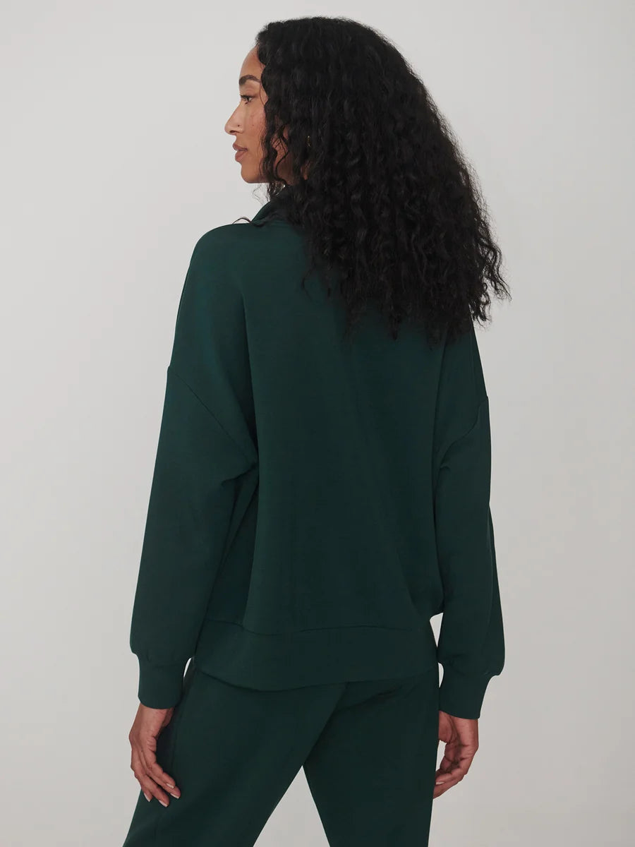 Hawley Half-Zip Sweat in Ponderosa Pine