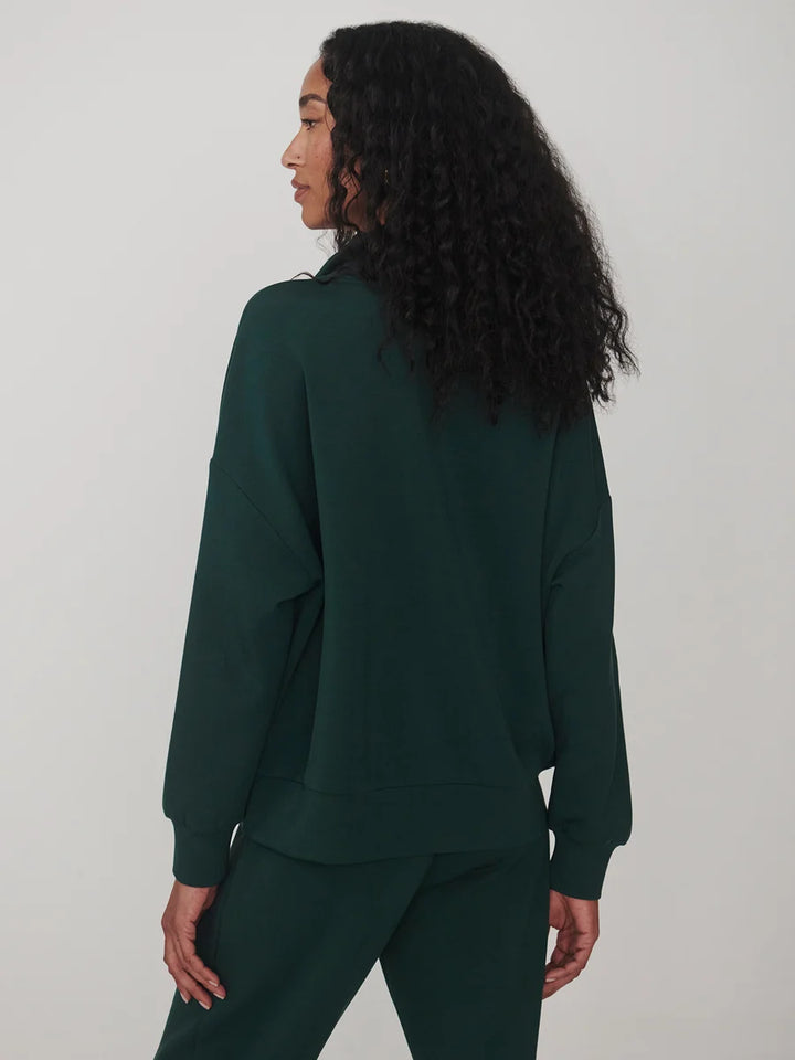Hawley Half-Zip Sweat in Ponderosa Pine