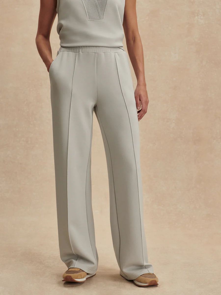 The Wide Leg Pant 30" in Blue Clay