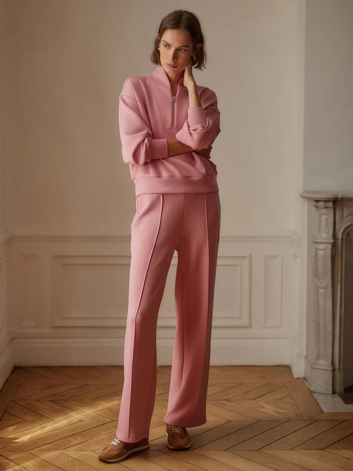 The Wide Leg Pant 30" in Brandy Rose