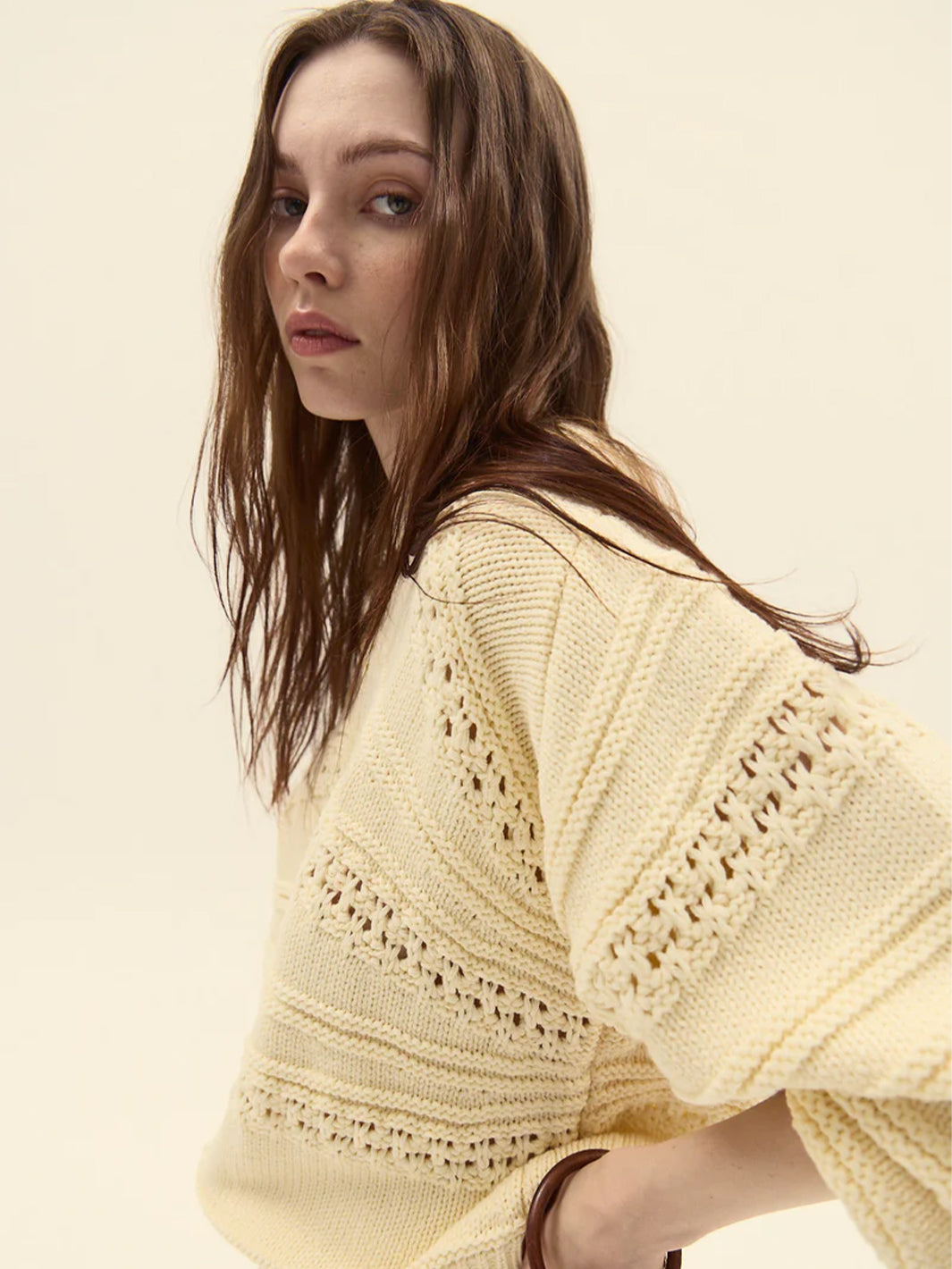 Faial Sweater in Butter