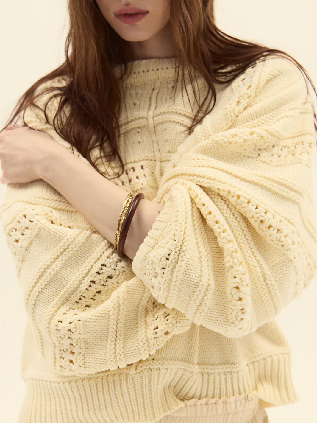 Faial Sweater in Butter