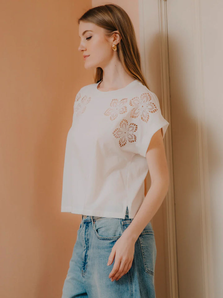 Harper Tee in White