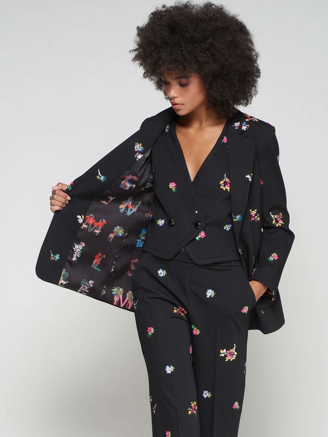 Alberturas Blazer in Black