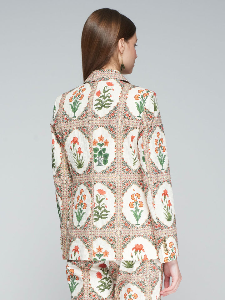 Hannah Jacket in Flor Seersucker