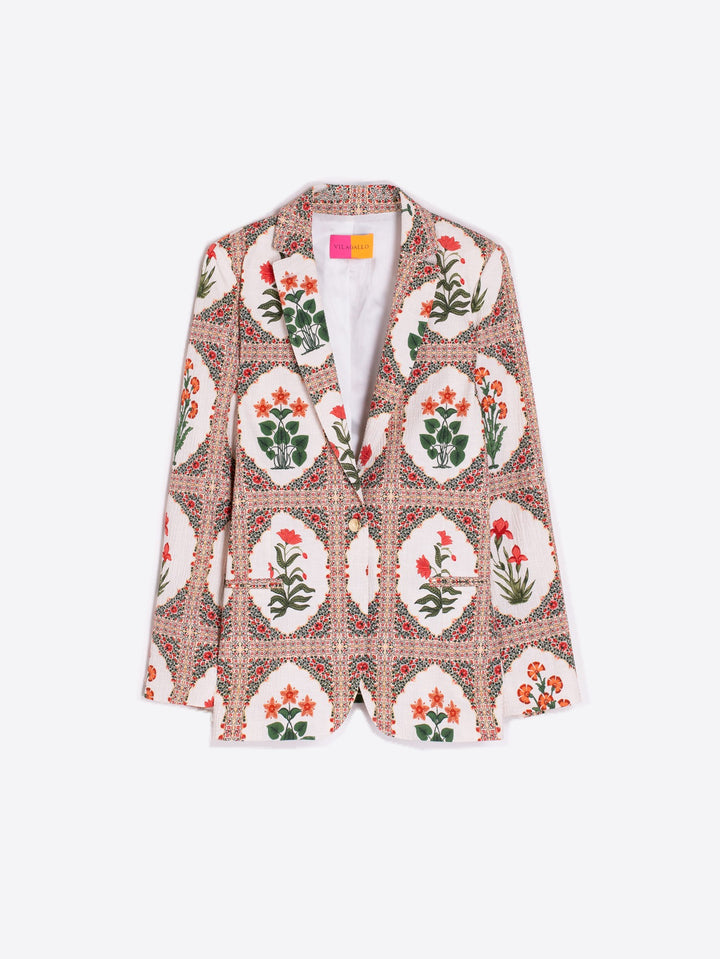 Hannah Jacket in Flor Seersucker
