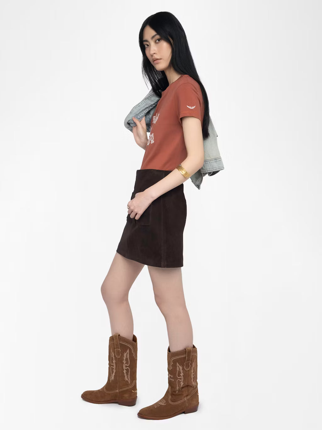 Walk T-shirt in Burn