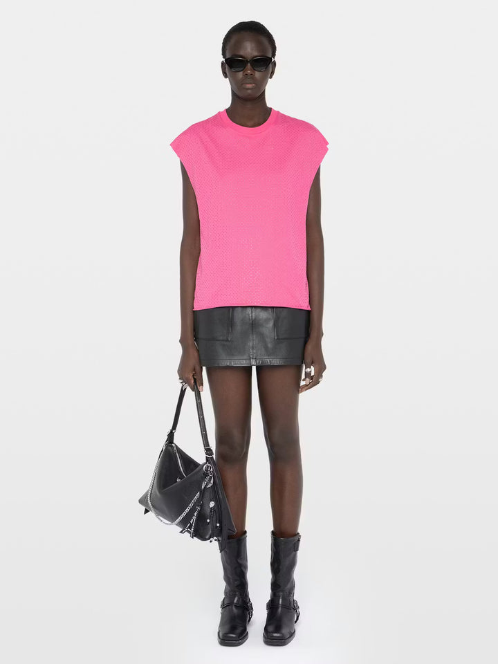 Cloe Cotton Tank Top in Lady