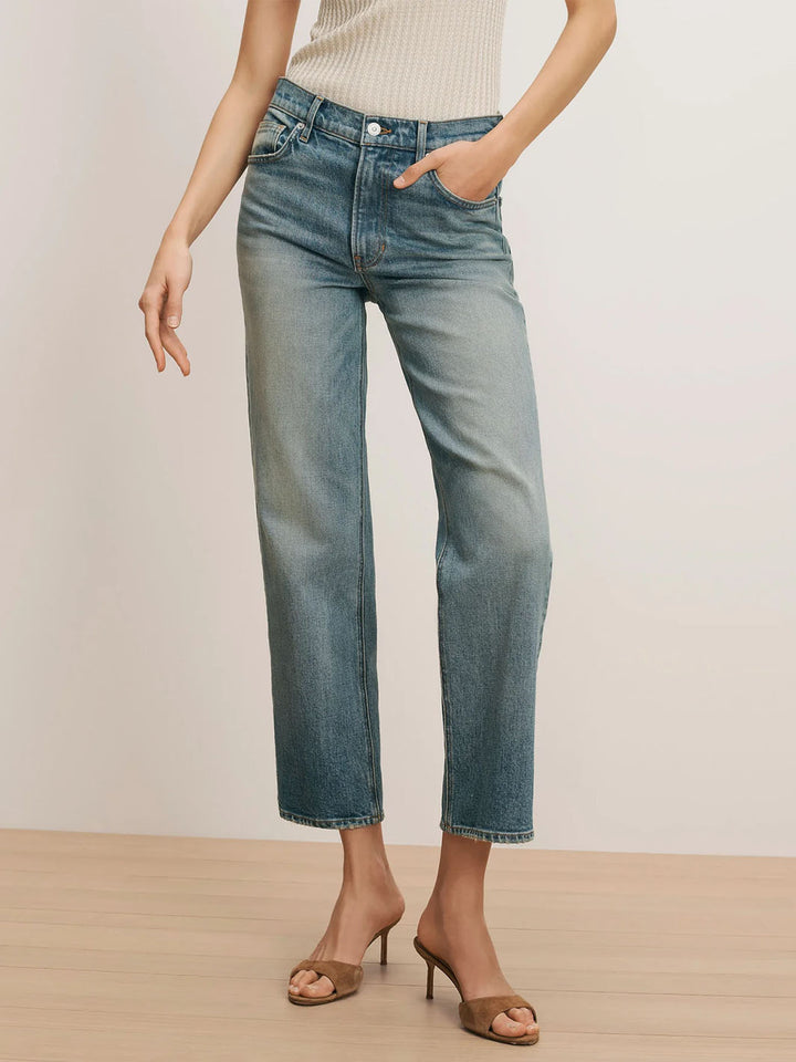 Leah Straight-Leg Jean in Jaw Drop