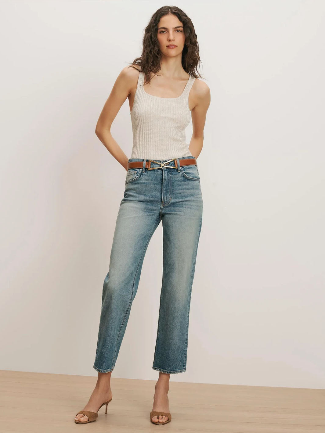 Leah Straight-Leg Jean in Jaw Drop