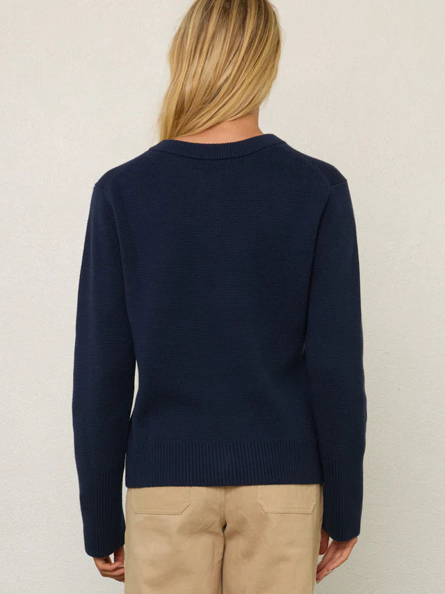 Sydney Double Knit Jacket in Navy