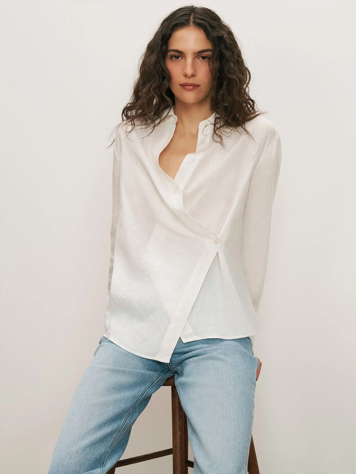 Perezzi Button-Down Shirt in White