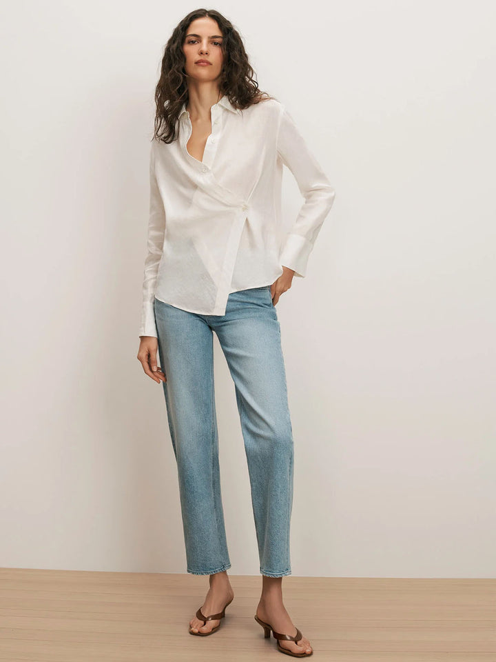 Perezzi Button-Down Shirt in White