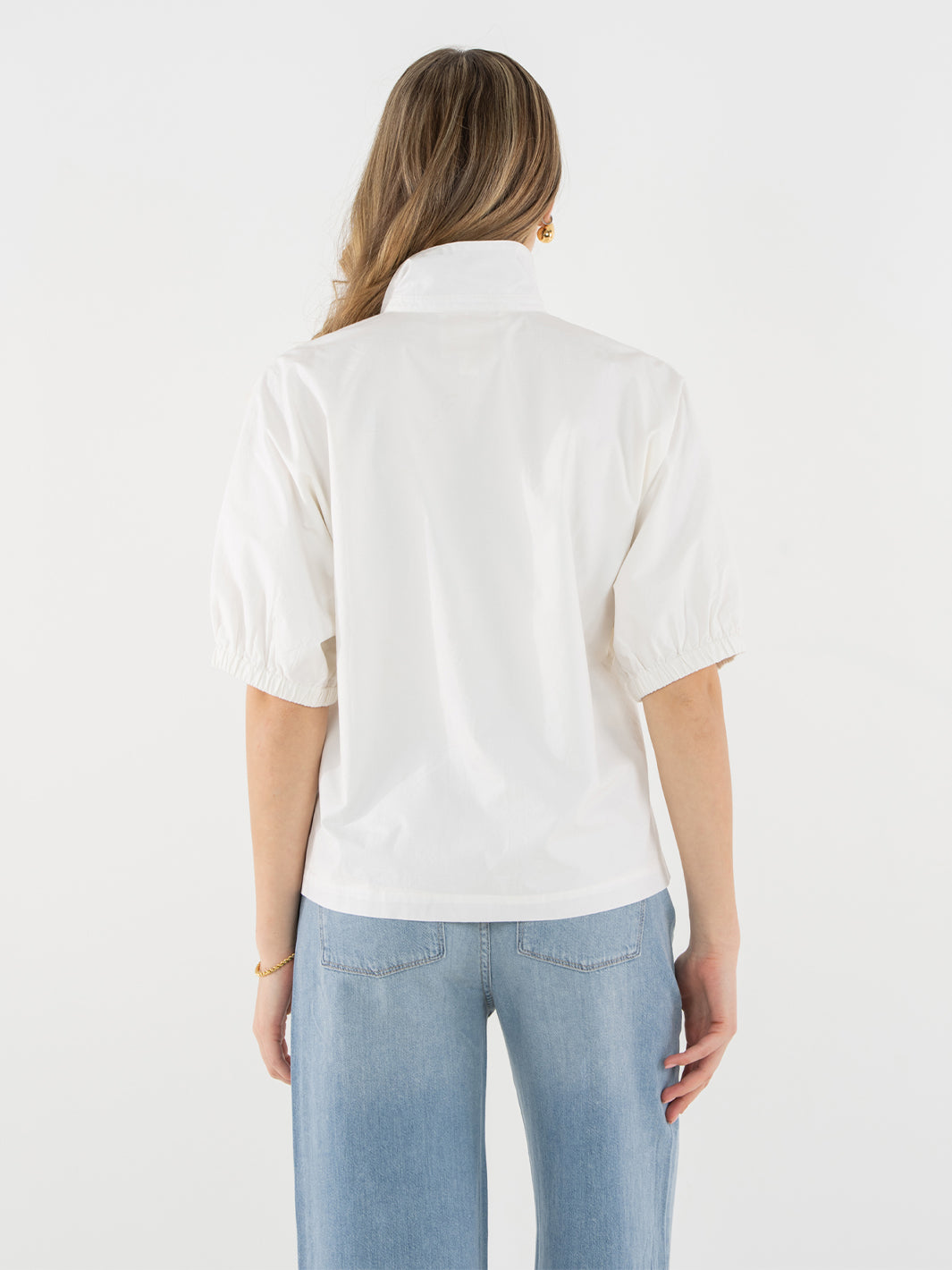 Poppy Top in Beige Bloom
