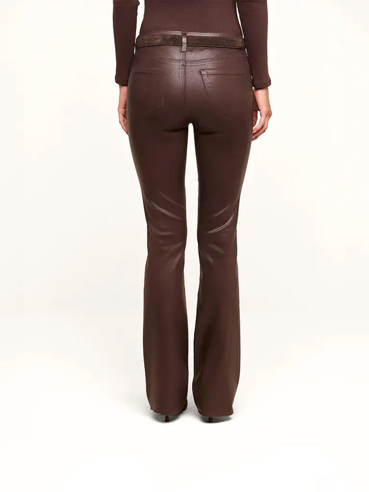 Ruth Straight Leg Jean in Dark Java Coated
