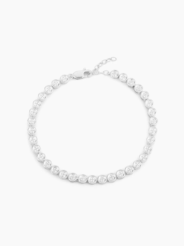 Diamond Essential Tennis Bracelet in Silver