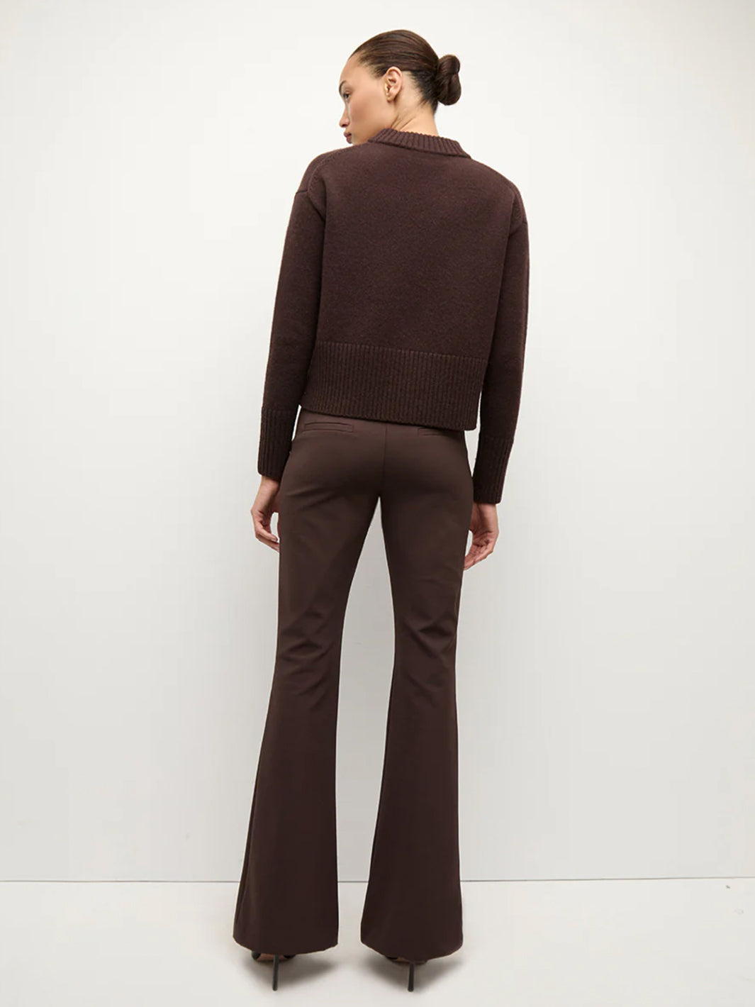 Tindaya Scuba Pant in Dark Chocolate