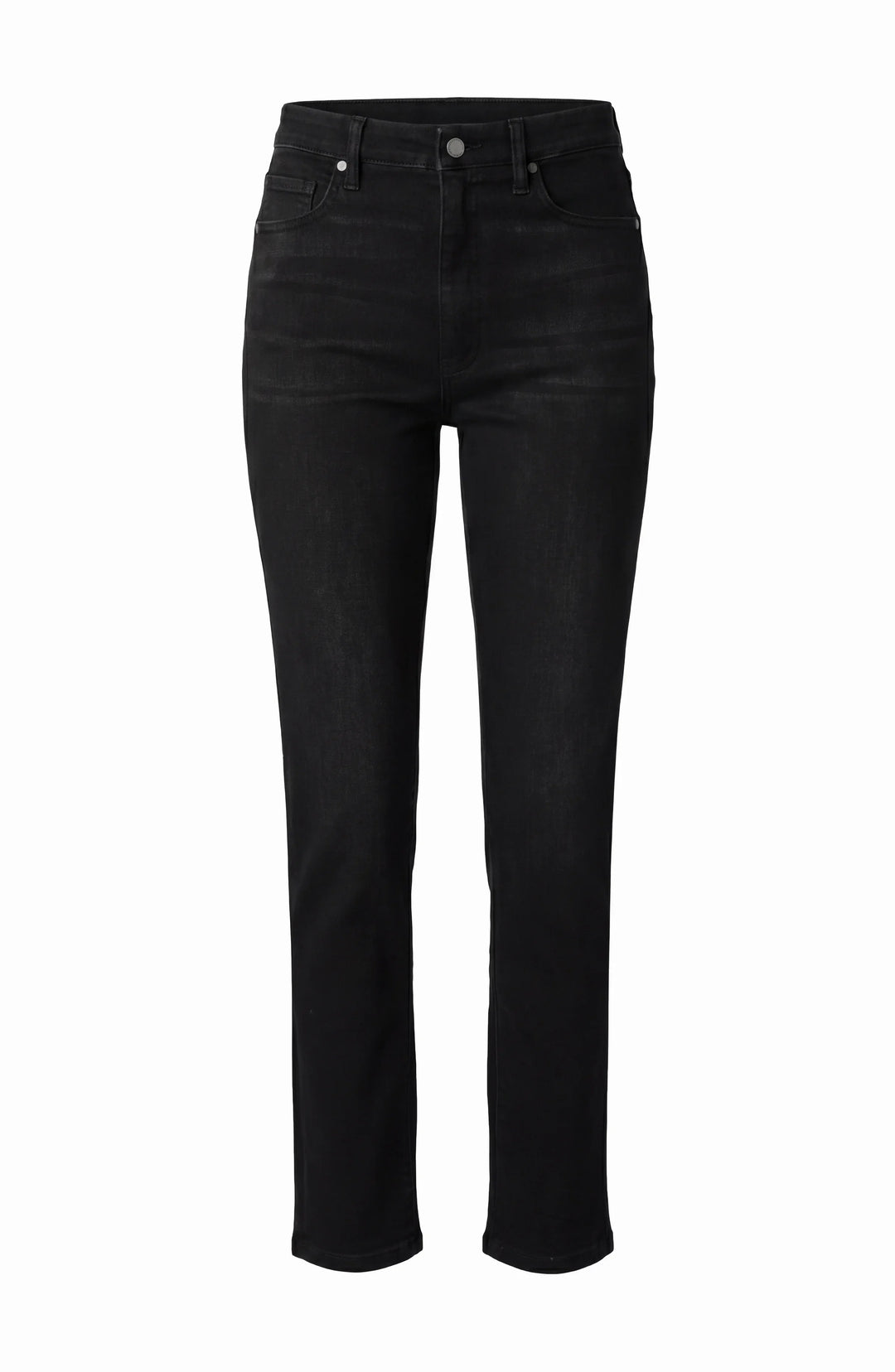 Rowan High Rise Slim with Comfort Waist in Crow Stone