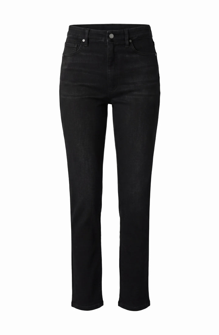 Rowan High Rise Slim with Comfort Waist in Crow Stone