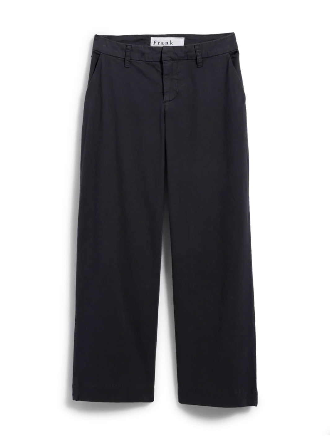 Westport The Italian Wide-Leg Chino in Washed Black