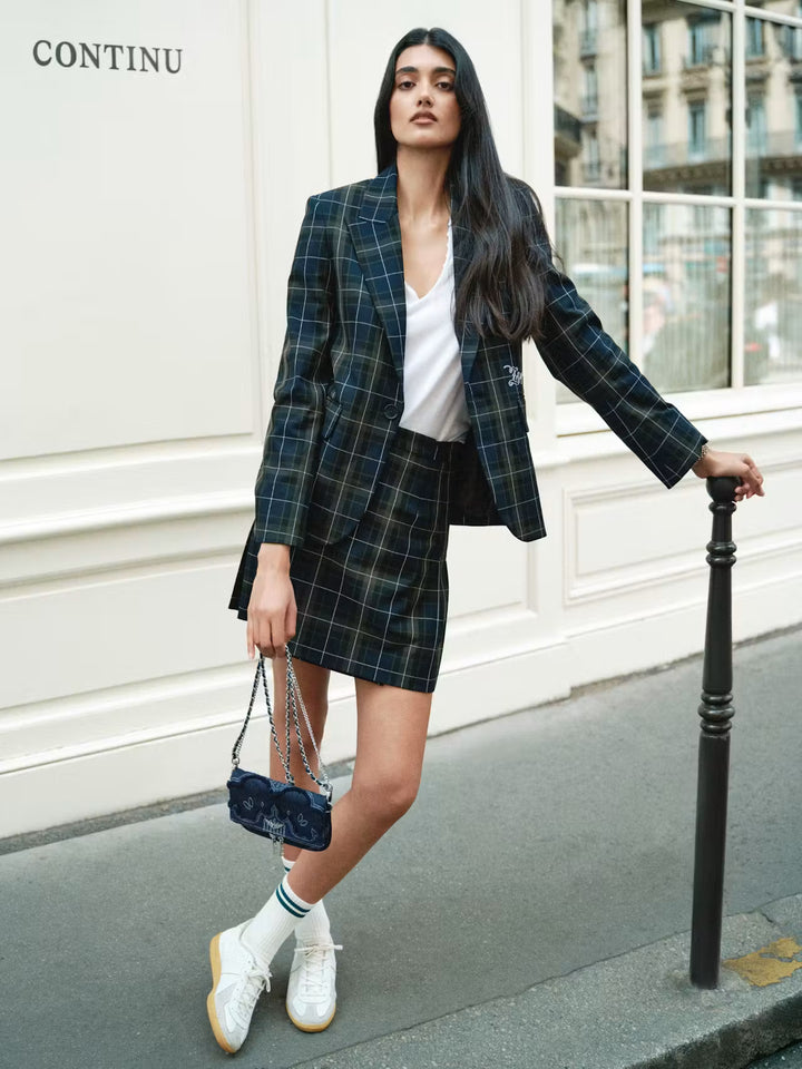Vavy Blazer in Encre