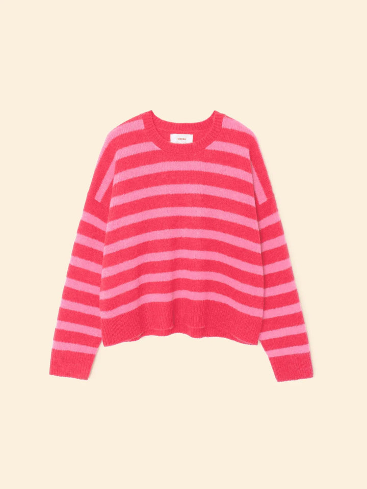 Lela Sweater in Red Rose