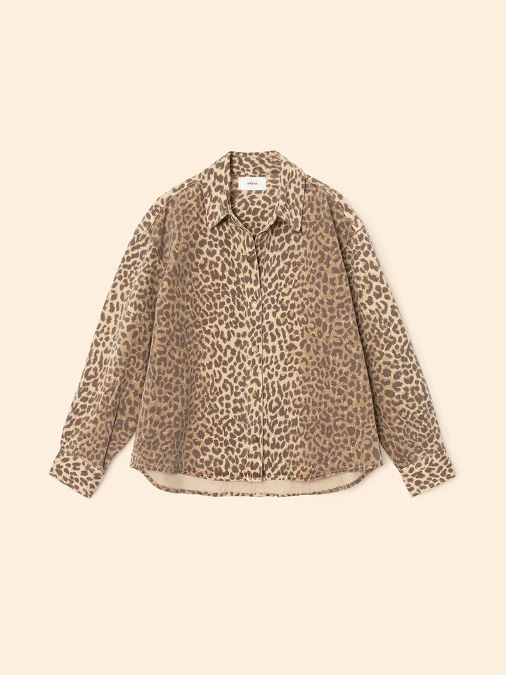 Gia Shirt in Leopard Sable