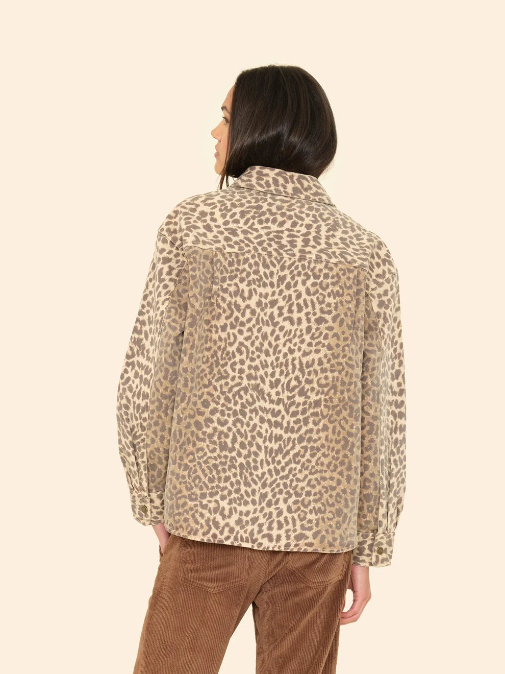 Gia Shirt in Leopard Sable
