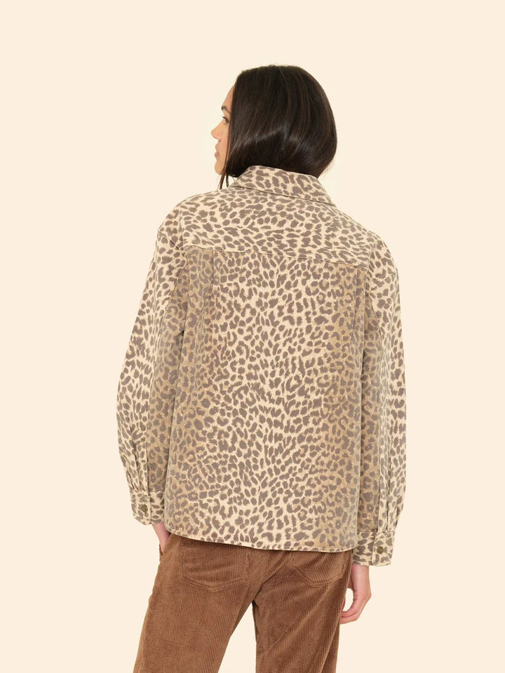 Gia Shirt in Leopard Sable