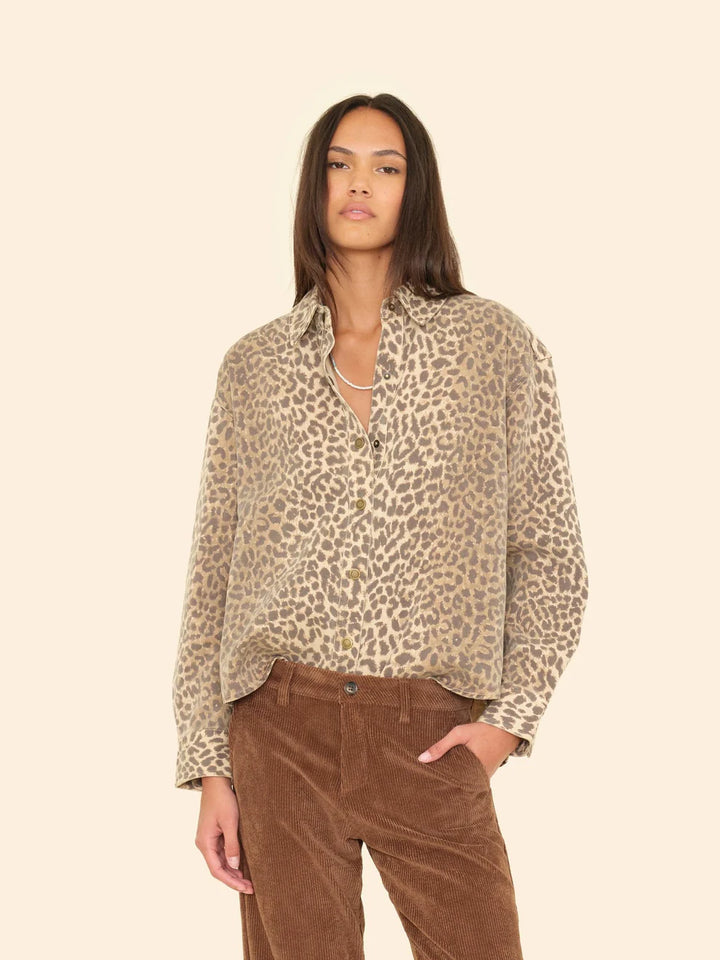 Gia Shirt in Leopard Sable