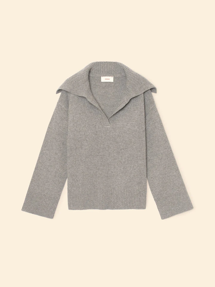 Mattia Sweater in Heather Grey